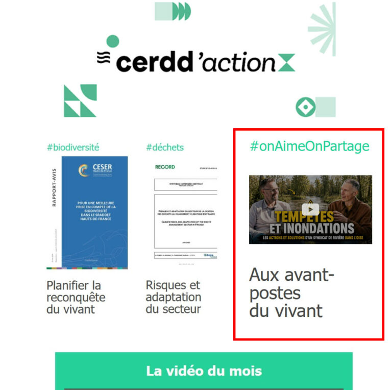 APDV dans la newsletter du CERDD